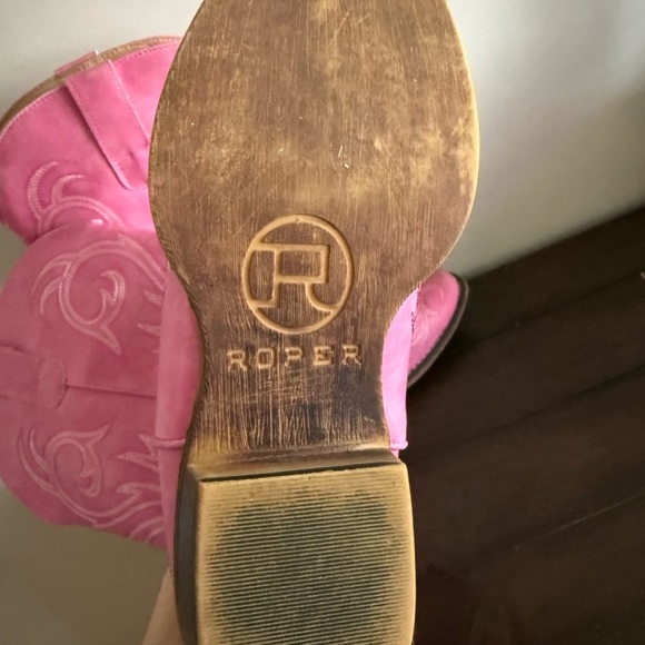 Roper Pink Western Cowboy Boots – Women’s 9 - Picture 7 of 8